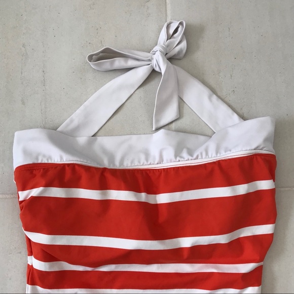 Lauren Ralph Lauren Striped Swimsuit - Picture 2 of 8